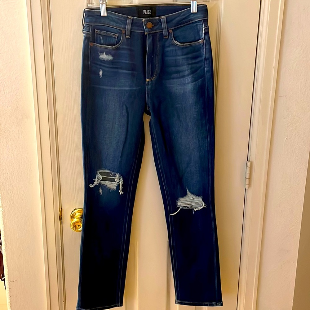 PAIGE skinny jean. Washed, never worn.
